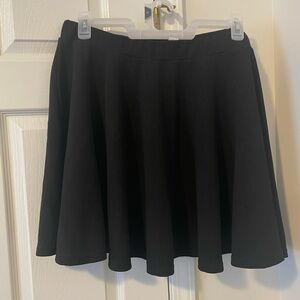 Plus Size 3X Stretchy Black Skirt